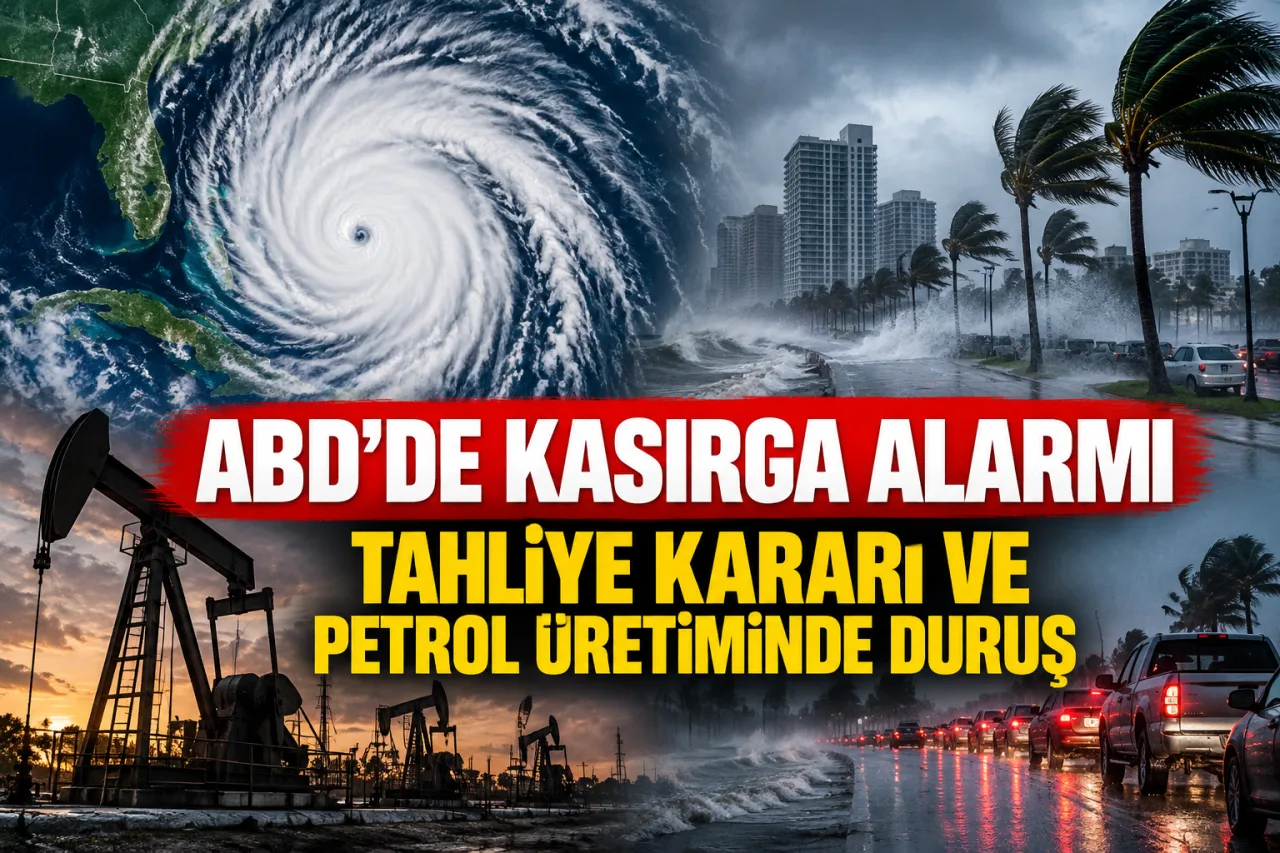 ABD’DE KASIRGA ALARMI: TAHLİYELER BAŞLADI, PETROL ÜRETİMİ DURDU