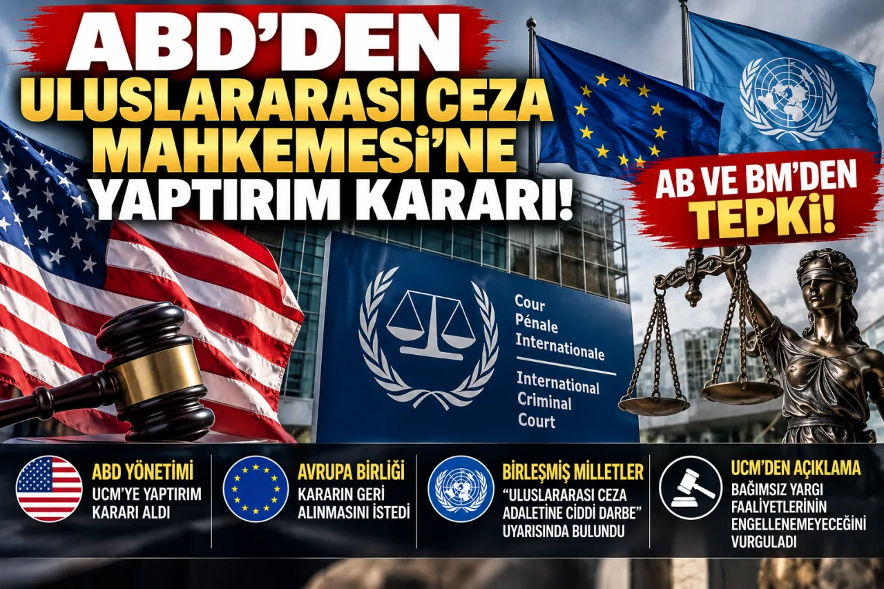 ABD’DEN ULUSLARARASI CEZA MAHKEMESİ’NE YAPTIRIM KARARI! AB VE BM’DEN TEPKİ